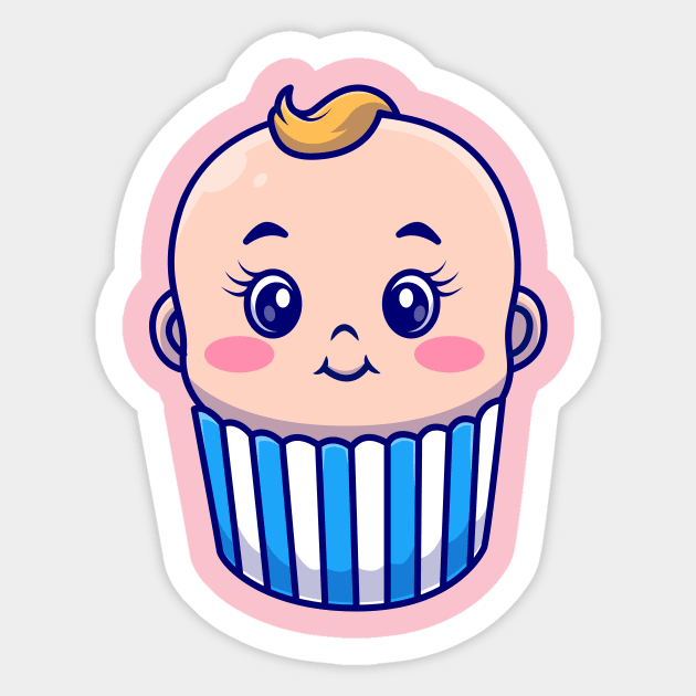 Cute Baby Cake Boy Cartoon Sticker by Catalyst Labs